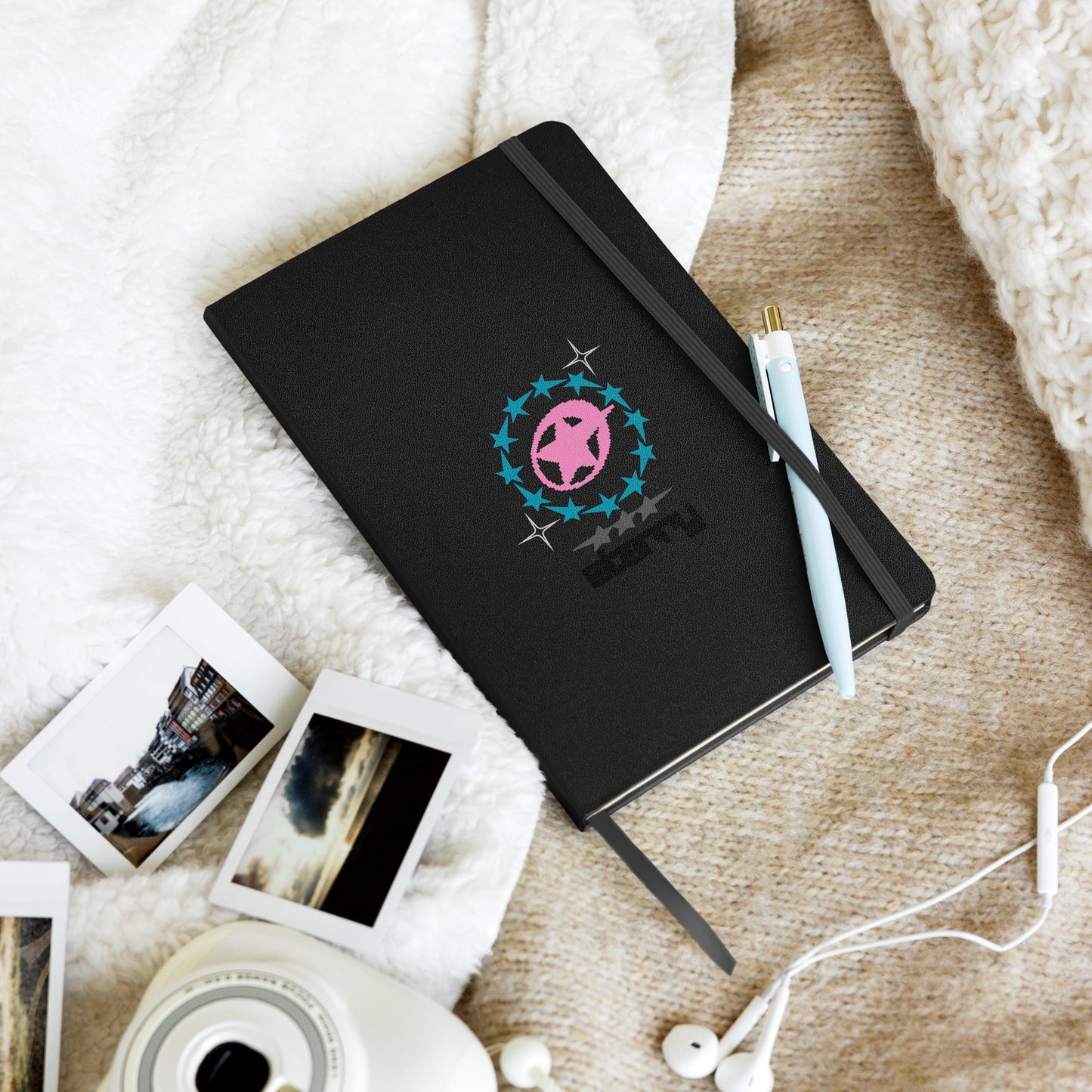 Starry Hardcover bound notebook