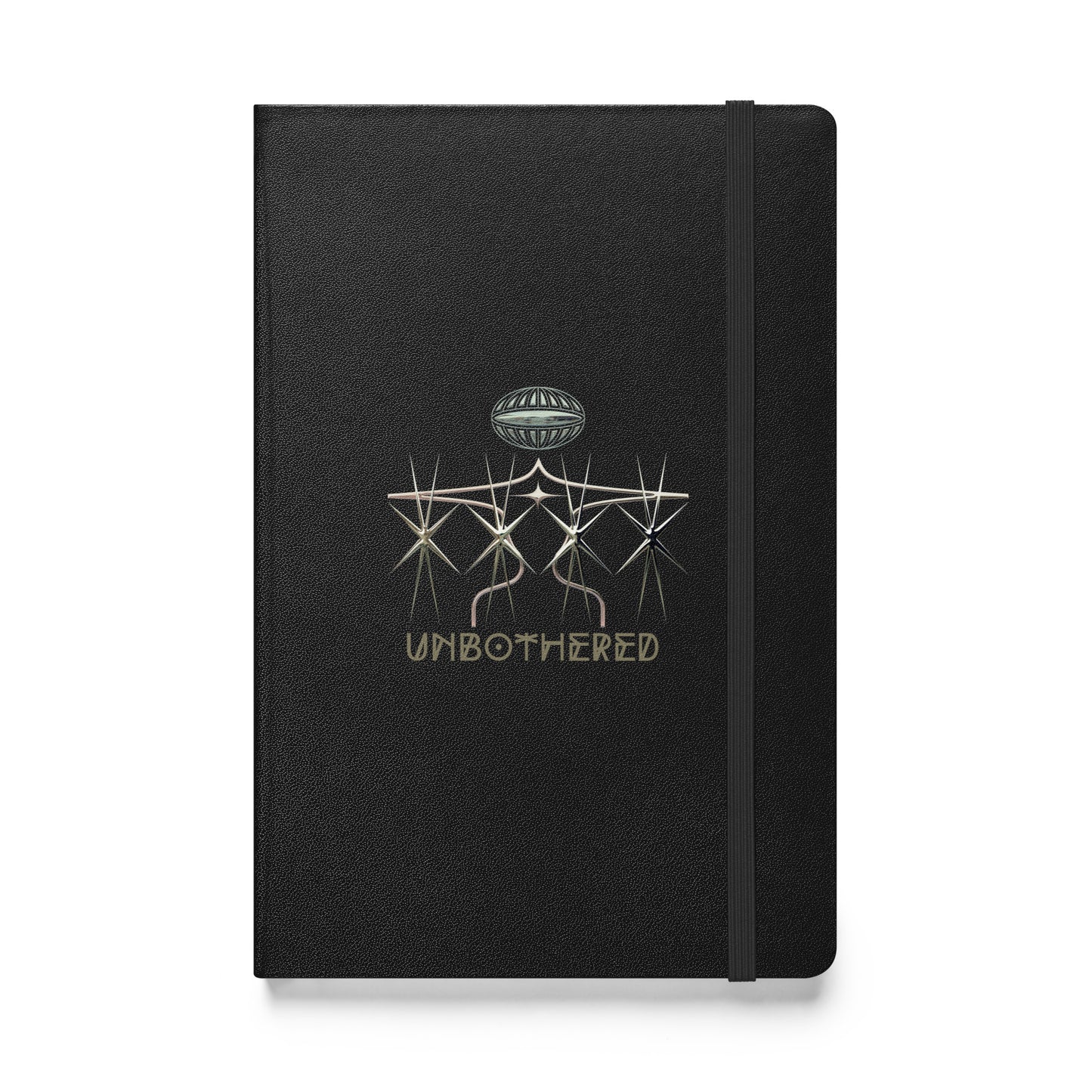 UNBOTHERED Hardcover bound notebook