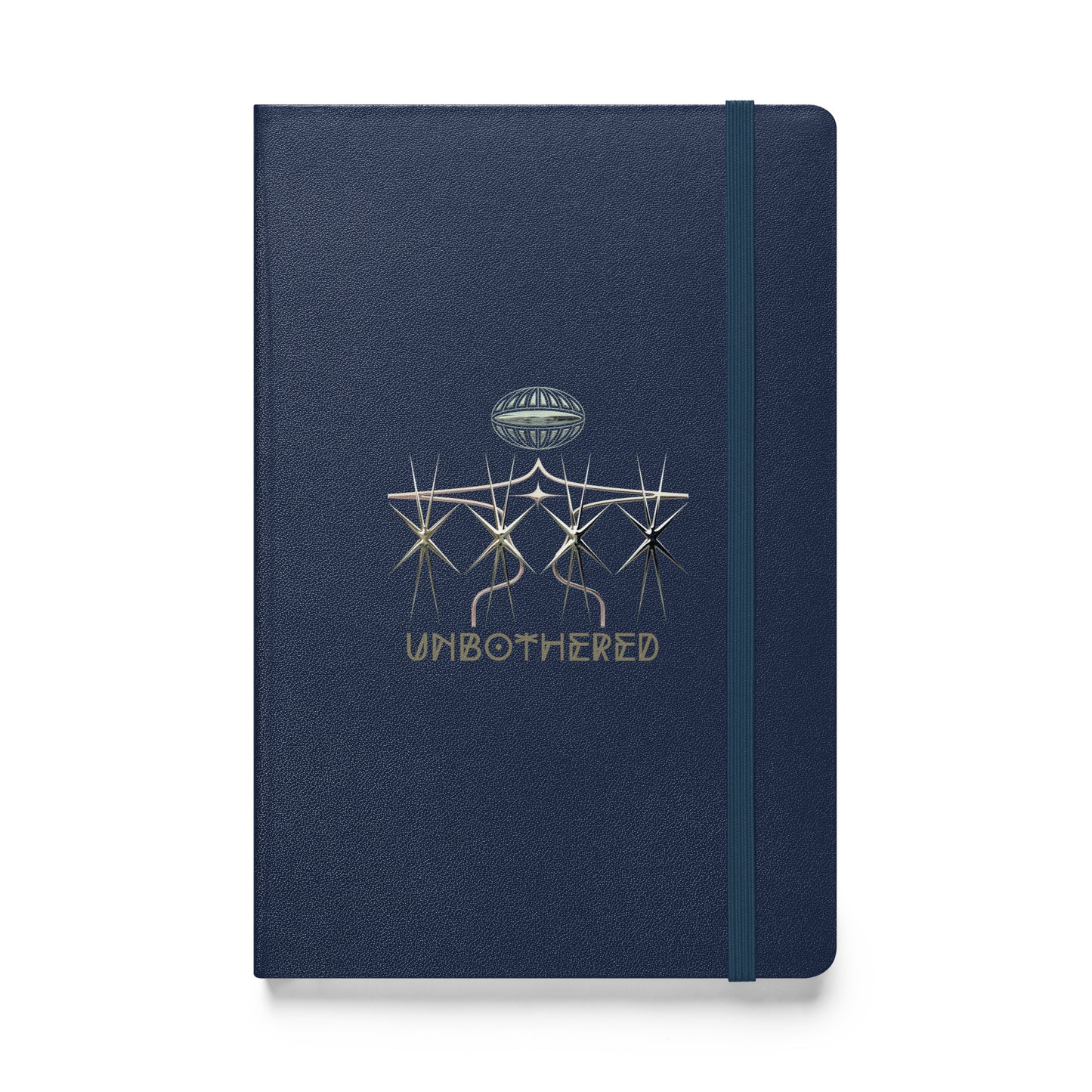 UNBOTHERED Hardcover bound notebook