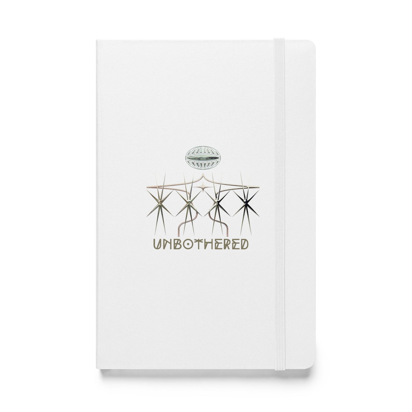 UNBOTHERED Hardcover bound notebook